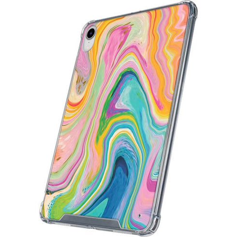 Rainbow Marble by Etta Vee iPad 11th Gen (2025) Clear Case